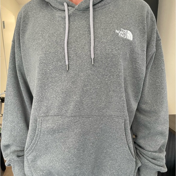 Gray The North Face Evolution Vintage Long-Sleeve Hoodie - XL - Picture 3 of 5